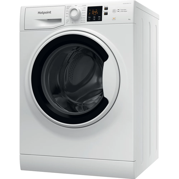 hotpoint nswm943cw 9kg 1400 spin washing machine white