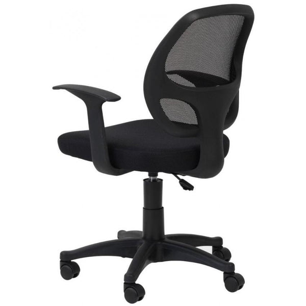 Alphason Davis Mesh Fabric Office Chair Black AOC9118 M BLK