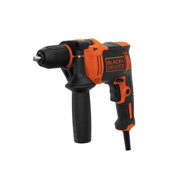 Black Decker 710W Hammer Drill Kit Box BEH710K GB