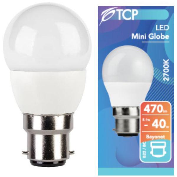 B22 mini deals globe led bulb