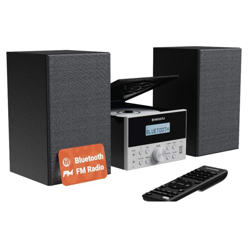 Oakcastle 20W Hi-Fi Stereo System - Black and Silver | 1000002970 from Oakcastle - DID Electrical