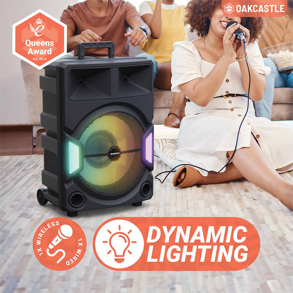 Oakcastle PS500 Portable Karaoke Party Speaker - Black | 1000002981 from Oakcastle - DID Electrical