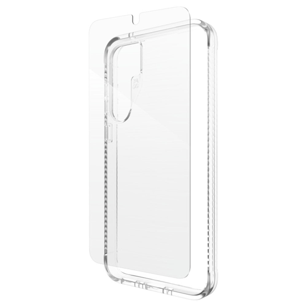 Zagg Luxe &amp; Glass 360 Protect Case with Screen Protector Bundle for Galaxy A55 5G - Clear | 100514203 from Zagg - DID Electrical