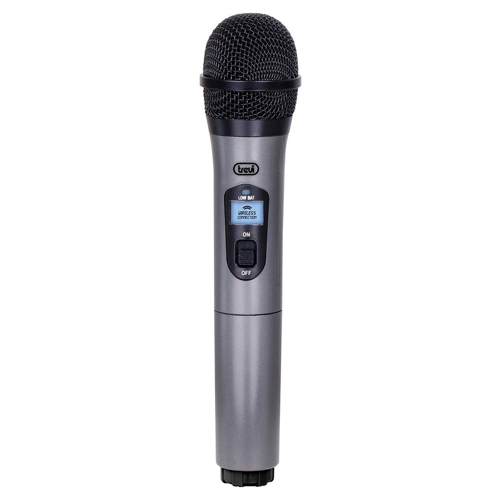 Trevi Unidirectional EM 401 R VHF Wireless Microphone Grey DID