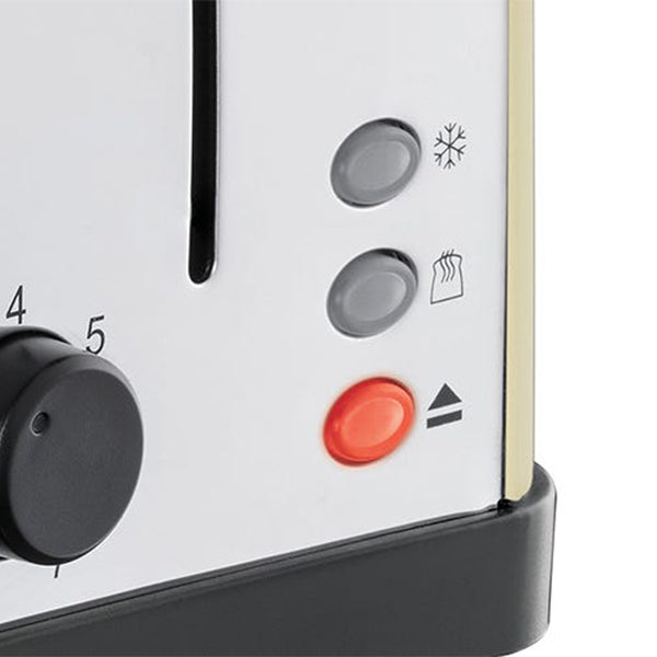 RussellHobbs Stainless Steel 4 Slice Toaster - Cream | 28363 from Russell Hobbs - DID Electrical