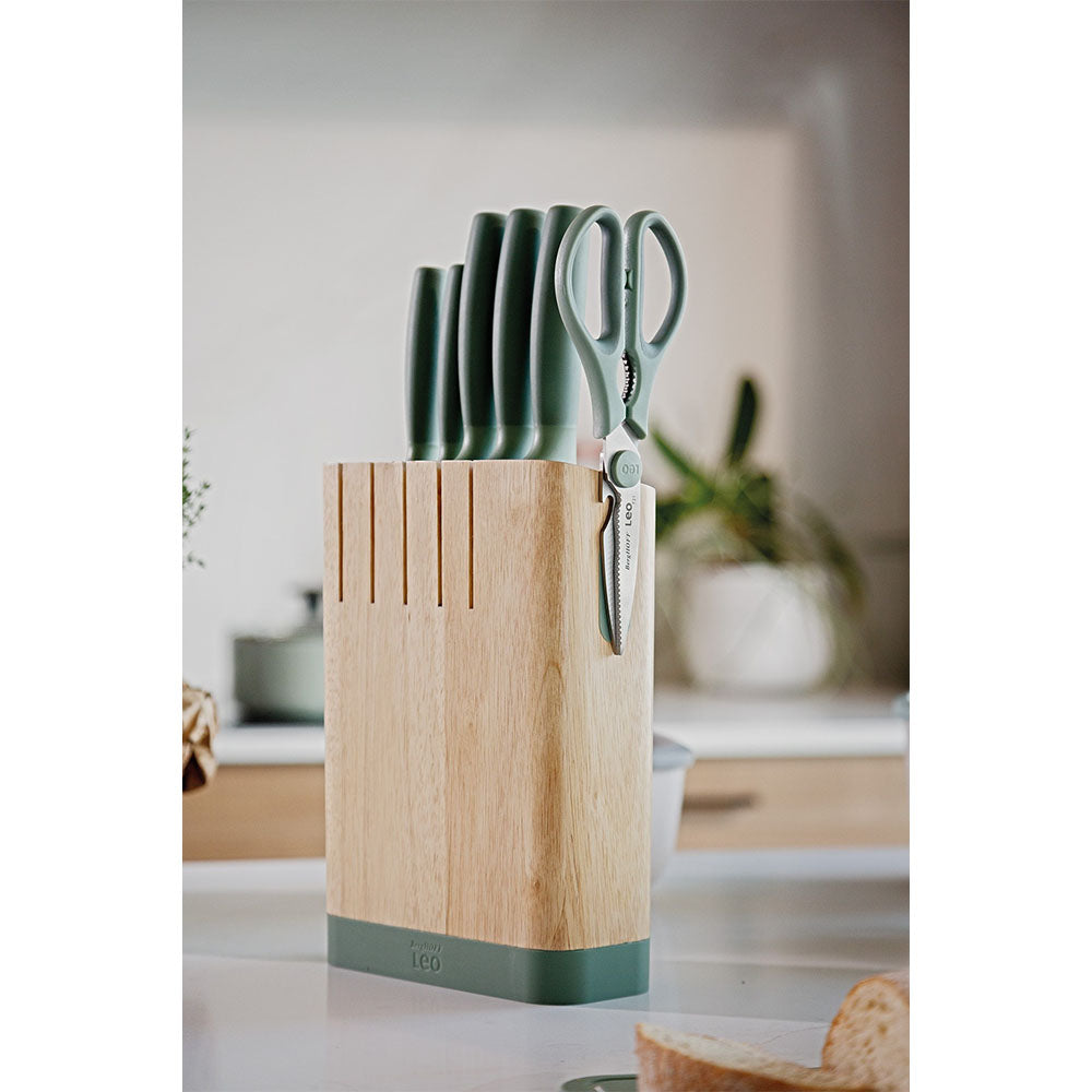 BergHOFF Forest Leo 6-PC Knife Block Set - Green | 3950351 from BergHOFF - DID Electrical