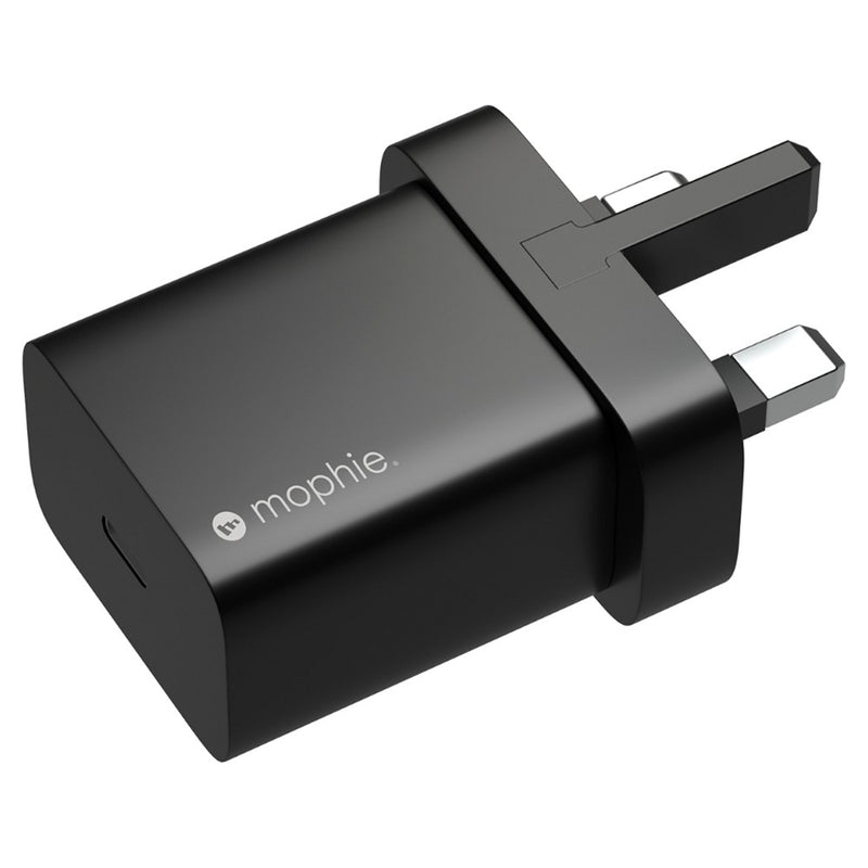 Zagg Mophie 20W USB-C PD Fast Charge UK Wall Adapter - Black | 409907456 from Zagg - DID Electrical