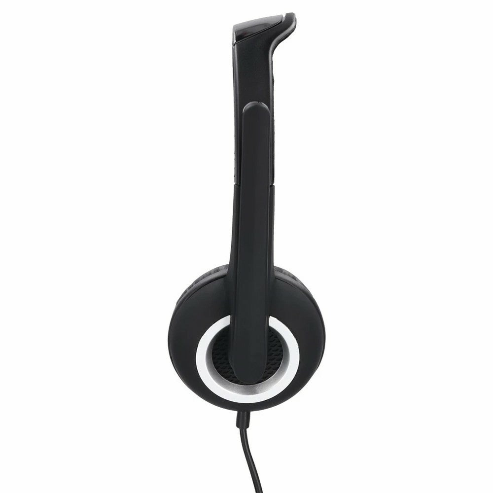 Hama HS-USB250 On-Ear Stereo Office Headset - Black | 458612 from Hama - DID Electrical