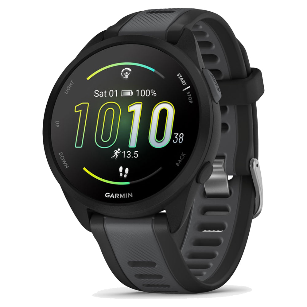 Garmin Forerunner 165 Music Smart Watch - Black &amp; Slate Grey | 49-GAR-010-02863-30 from Garmin - DID Electrical