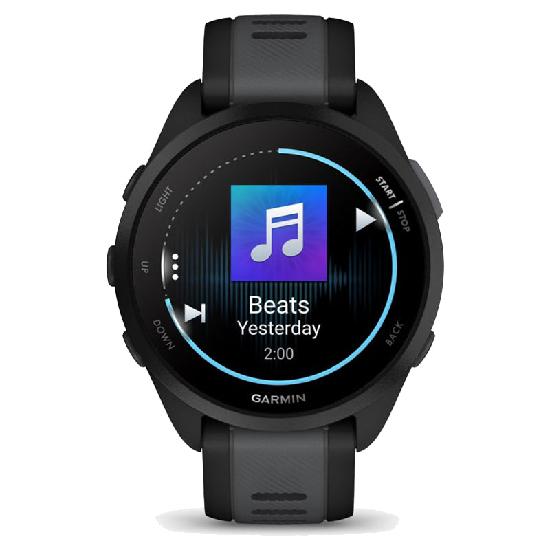 Garmin Forerunner 165 Music Smart Watch - Black &amp; Slate Grey | 49-GAR-010-02863-30 from Garmin - DID Electrical