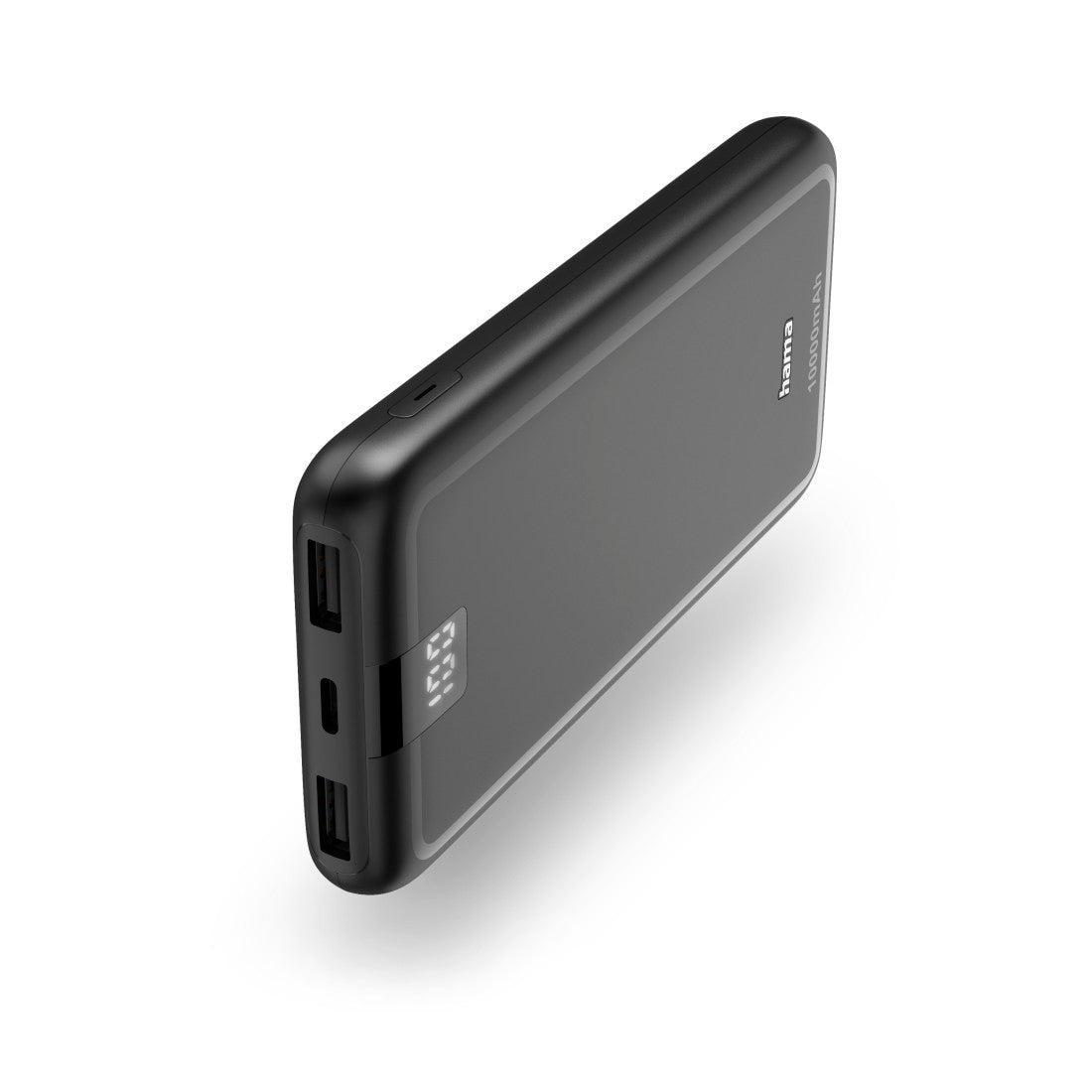Hama 10000mAh Fast Charge LiPo Powerbank - Anthracite | 514714 from Hama - DID Electrical