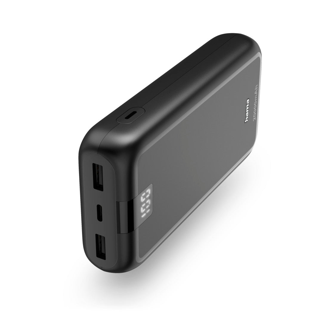 Hama 20000mAh Fast Charge LiPo Powerbank - Anthracite | 514721 from Hama - DID Electrical