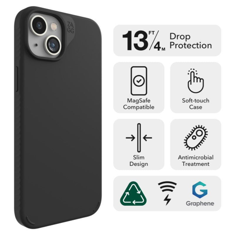 Zagg Manhattan Snap Case - Black | 702312677 from Zagg - DID Electrical