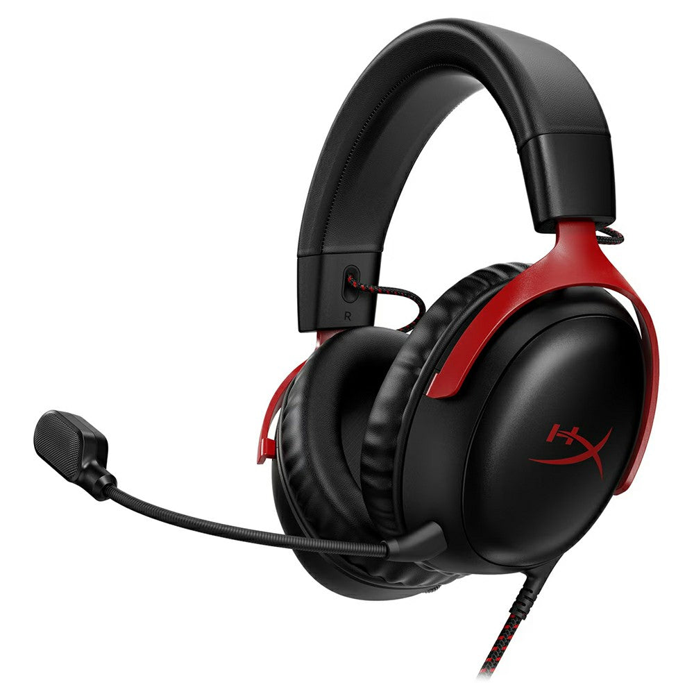 HP HyperX Cloud III Over-Ear Gaming Headset - Black & Red | 727A9AA from HP - DID Electrical