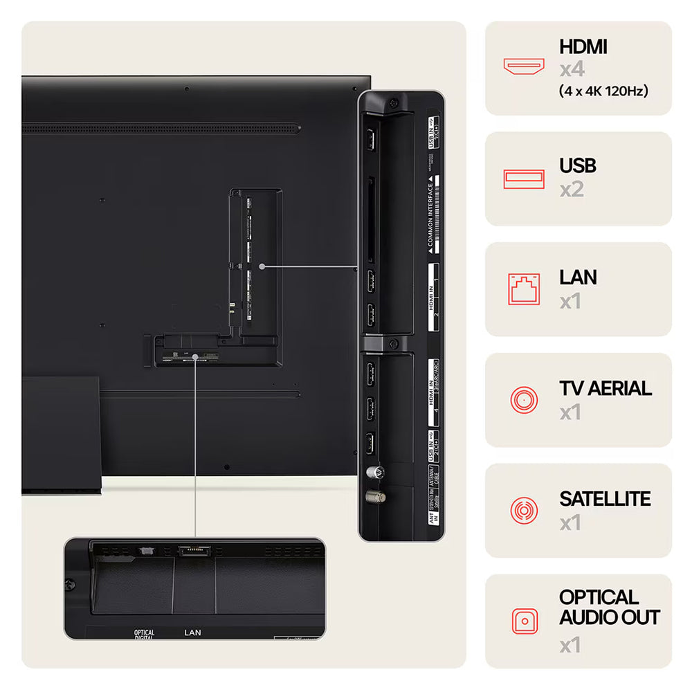 LG QNED87 75&quot; 4K Smart TV - Black | 75QNED87T6B.AEK from LG - DID Electrical