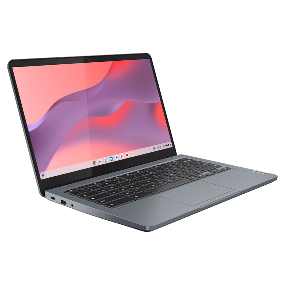 Lenovo IdeaPad Slim 3i Intel Core i3 14" 8GB/256GB Chromebook Plus - Storm Grey | 83BN001EUK from Lenovo - DID Electrical