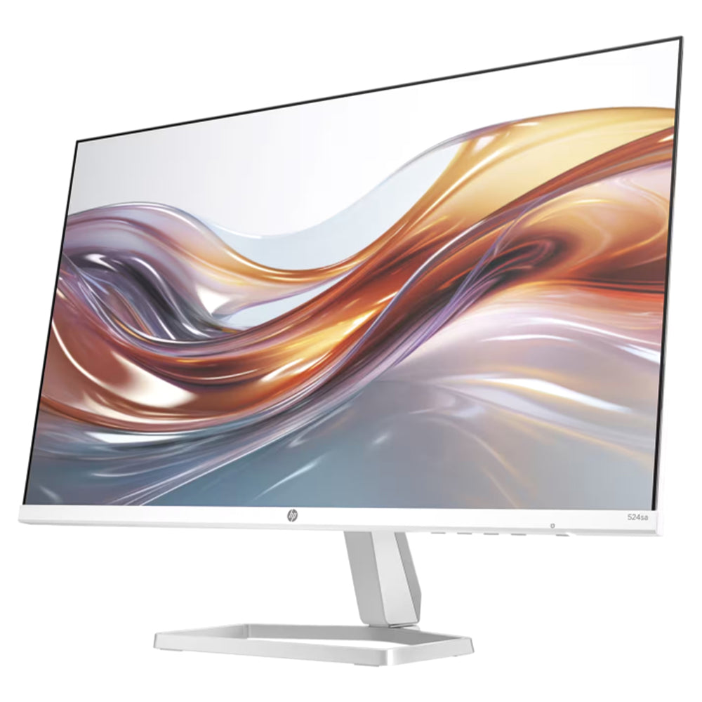 HP Series 5 24&quot; FHD Monitor with Speakers - White | 94C36AA#ABU from HP - DID Electrical