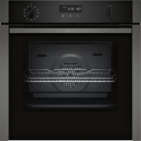 Neff N50 71L Built-In Electric Single Oven - Graphite Grey | B6ACH7HG0B