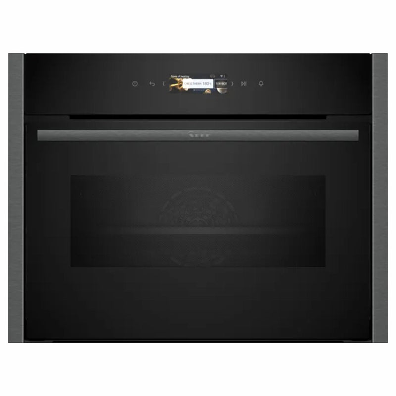 Neff N 70 Built-in 45L Compact Oven with Microwave Function - Graphite Grey | C24MR21G0B from Neff - DID Electrical