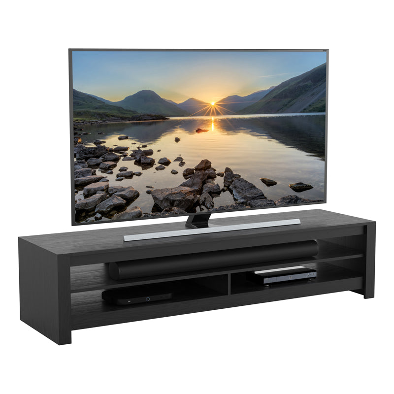 AVF Calibre 1.8M TV Stand - Black Oak | CA180RBO from AVF - DID Electrical