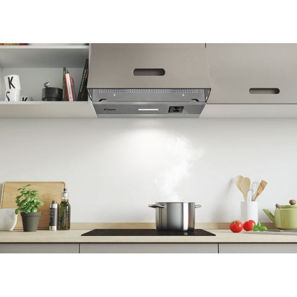 Candy 60CM Integrated Cooker Hood - Silver | CBP612/4GR from Candy - DID Electrical