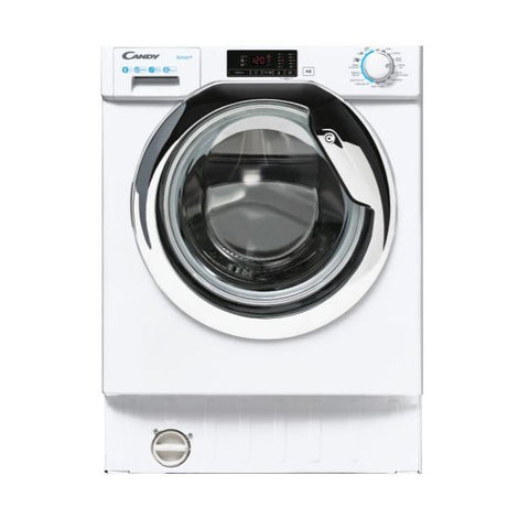 Candy 8KG 1400 Spin Built-in Washing Machine - White | CBW48D1XCE-80