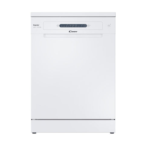 Candy Rapido 13 Place Freestanding Standard Dishwasher - White | CF 3E9L0W-80