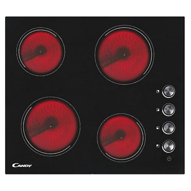 Candy Hotplate 51CM 4 Zone Vitroceramic Hob - Black | CHK46C from Candy - DID Electrical