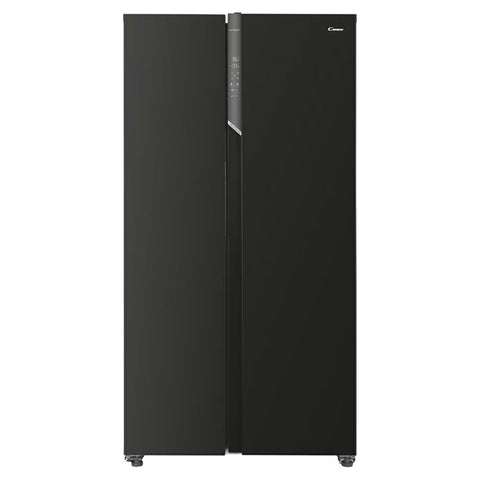 Candy 177x91CM Frost Free American Fridge Freezer - Black | CHSBSV5172EBKN