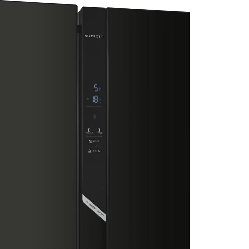 Candy 177x91CM Frost Free American Fridge Freezer - Black | CHSBSV5172EBKN from Candy - DID Electrical