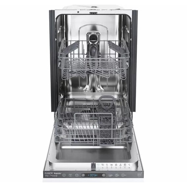 Candy 45CM Slimline Fully Integrated Dishwasher - White | CI0C7SB0FA-80 from Candy - DID Electrical