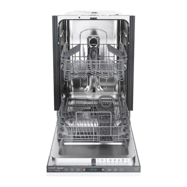 Candy 45CM Slimline Fully Integrated Dishwasher - White | CI0C7SB0FA-80 from Candy - DID Electrical