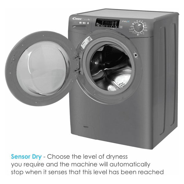 Candy 8KG/5KG 1200RPM Freestanding Washer Dryer - Graphite | CSOW2853TWCGE-80 from Candy - DID Electrical