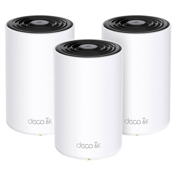 TP Link AXE5400 Tri-Band Mesh Wi-Fi 6E System - White | DECO XE753-PACK from TP Link - DID Electrical