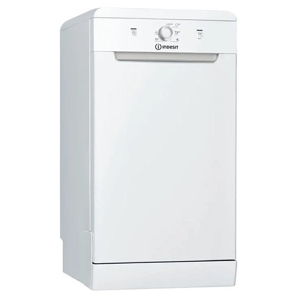 Indesit 9 Place Settings Freestanding Slimline Dishwasher - White | DF9E1B10 from Indesit - DID Electrical