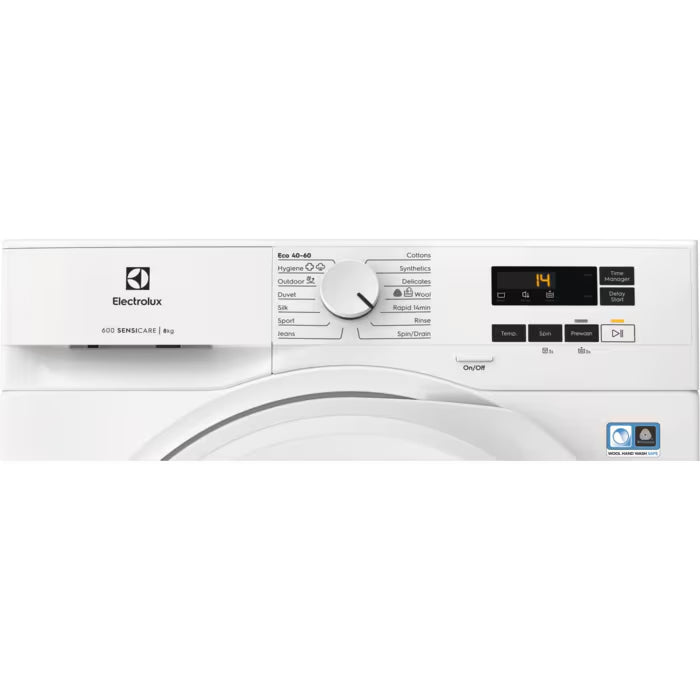 Electrolux 8KG 1400RPM Freestanding Washing Machine - White | EFI61841B from Electrolux - DID Electrical