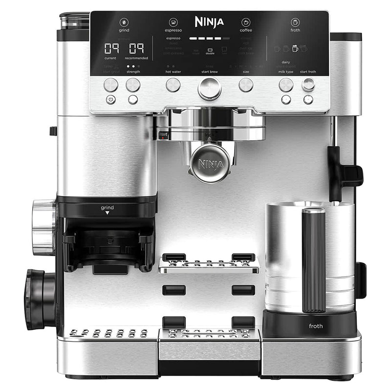 Pre order Ninja Luxe Cafe Premier Espresso Machine - Black & Stainless Steel | ES601UK from Ninja - DID Electrical