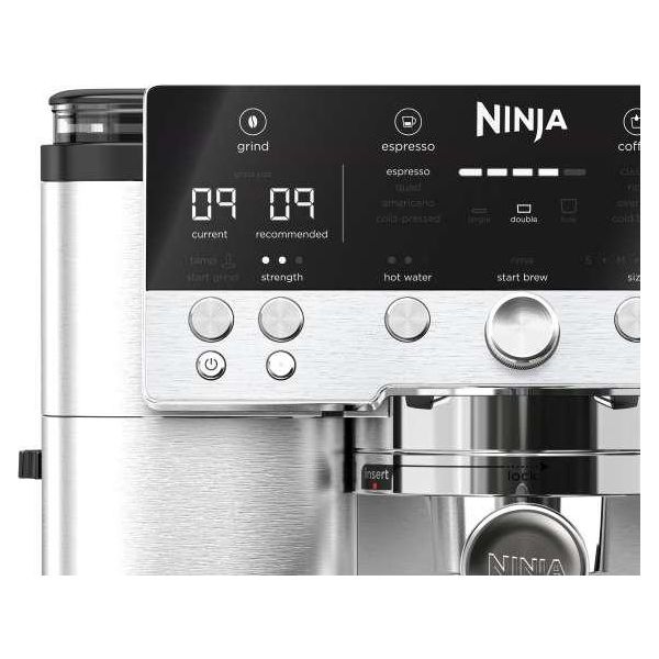 Pre order Ninja Luxe Cafe Premier Espresso Machine - Black &amp; Stainless Steel | ES601UK from Ninja - DID Electrical