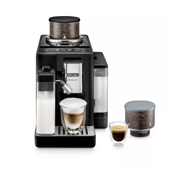 DeLonghi Rivelia 1.4L Automatic Coffee Machine - Onyx Black | EXAM440.55.B from DeLonghi - DID Electrical