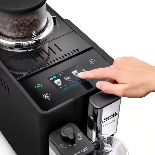 DeLonghi Rivelia 1.4L Automatic Coffee Machine - Onyx Black | EXAM440.55.B from DeLonghi - DID Electrical