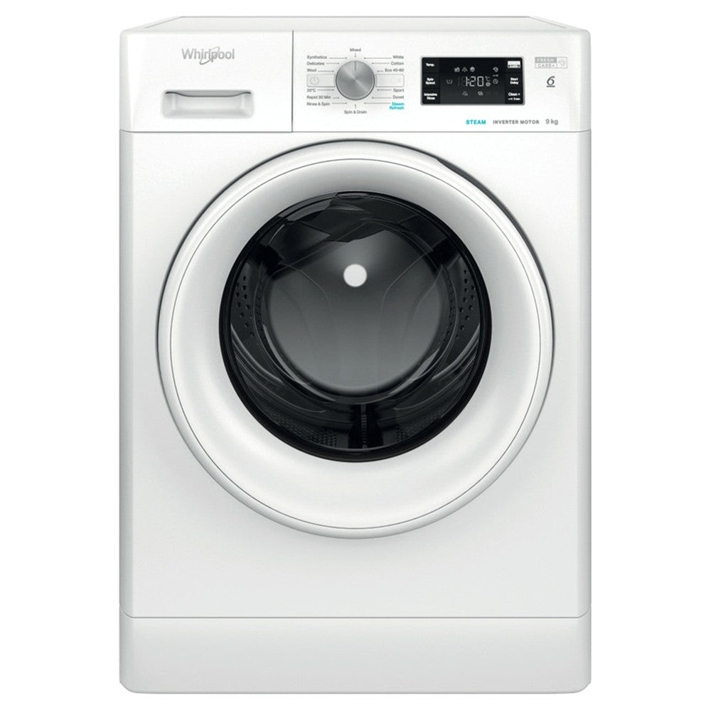 Whirlpool 6TH SENSE 8KG 1400RPM Freestanding Washing Machine - White | FFB 8469 WV UK from Whirlpool - DID Electrical