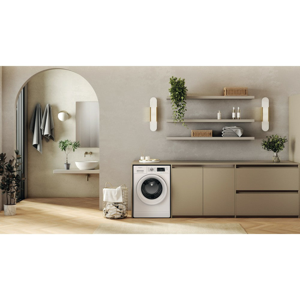 Whirlpool 6TH SENSE 8KG 1400RPM Freestanding Washing Machine - White | FFB 8469 WV UK from Whirlpool - DID Electrical