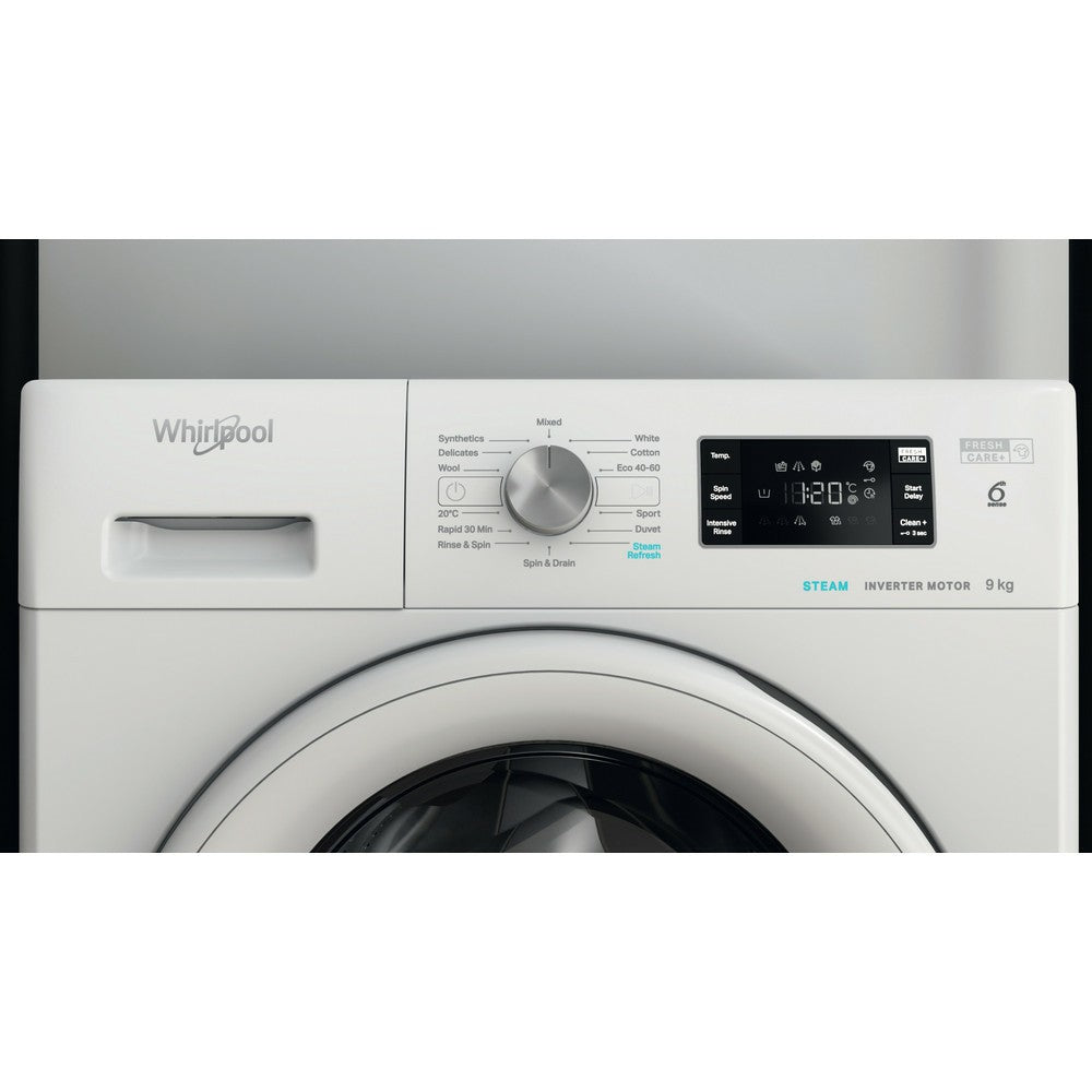 Whirlpool 6TH SENSE 8KG 1400RPM Freestanding Washing Machine - White | FFB 8469 WV UK from Whirlpool - DID Electrical