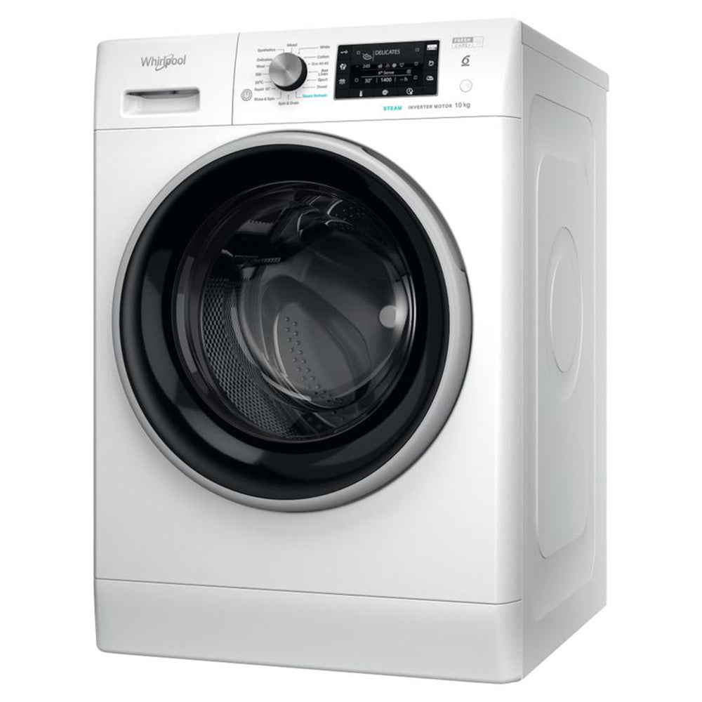 Whirlpool FreshCare+ 10KG 1400RPM Freestanding Washing Machine - White | FFD10489BSVUK from Whirlpool - DID Electrical