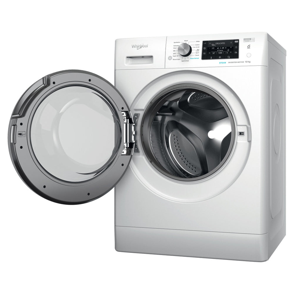 Whirlpool FreshCare+ 10KG 1400RPM Freestanding Washing Machine - White | FFD10489BSVUK from Whirlpool - DID Electrical