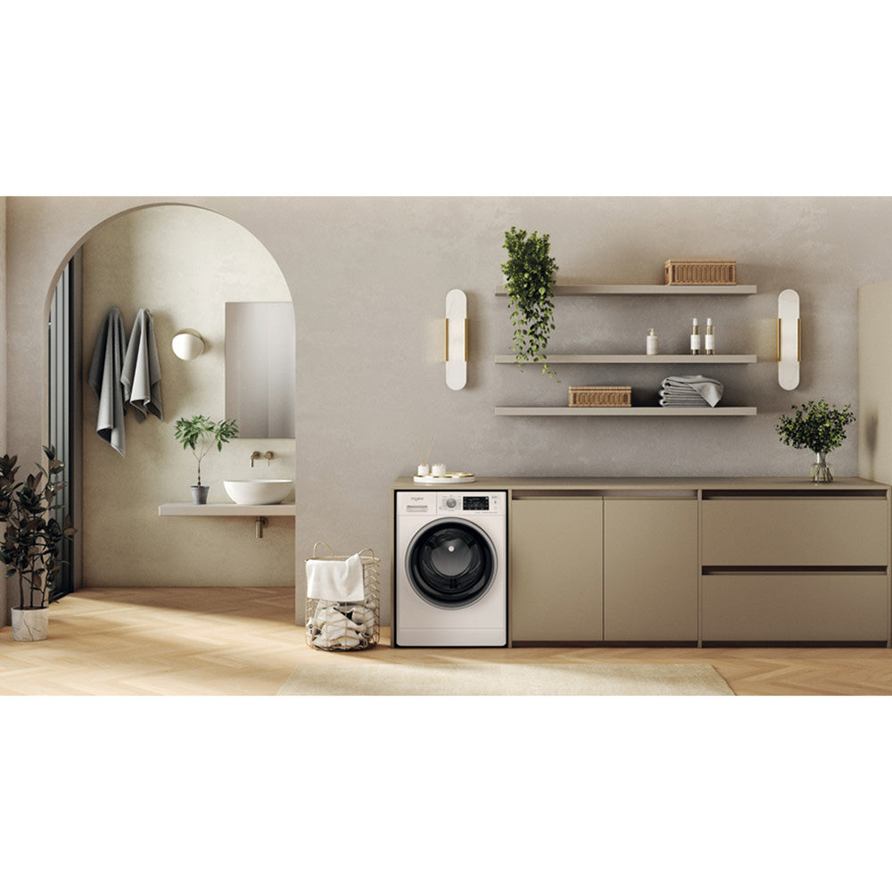 Whirlpool FreshCare+ 10KG 1400RPM Freestanding Washing Machine - White | FFD10489BSVUK from Whirlpool - DID Electrical