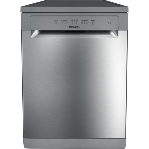 Hotpoint Hydroforce 14 Place Freestanding Standard Dishwasher - Inox | H2FHL626X UK