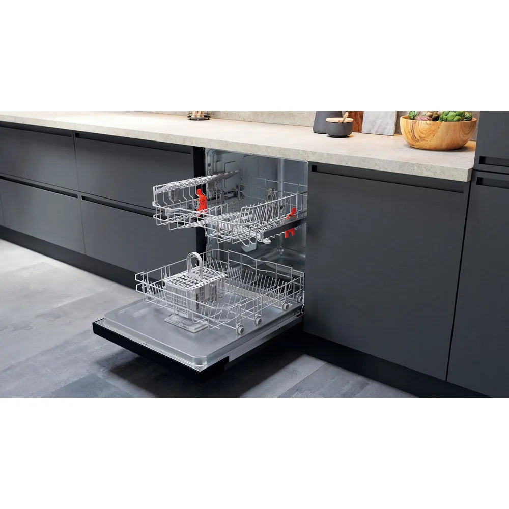 Hotpoint 60CM Built-In Standard Dishwasher - Black | H3BL626BUK from Hotpoint - DID Electrical