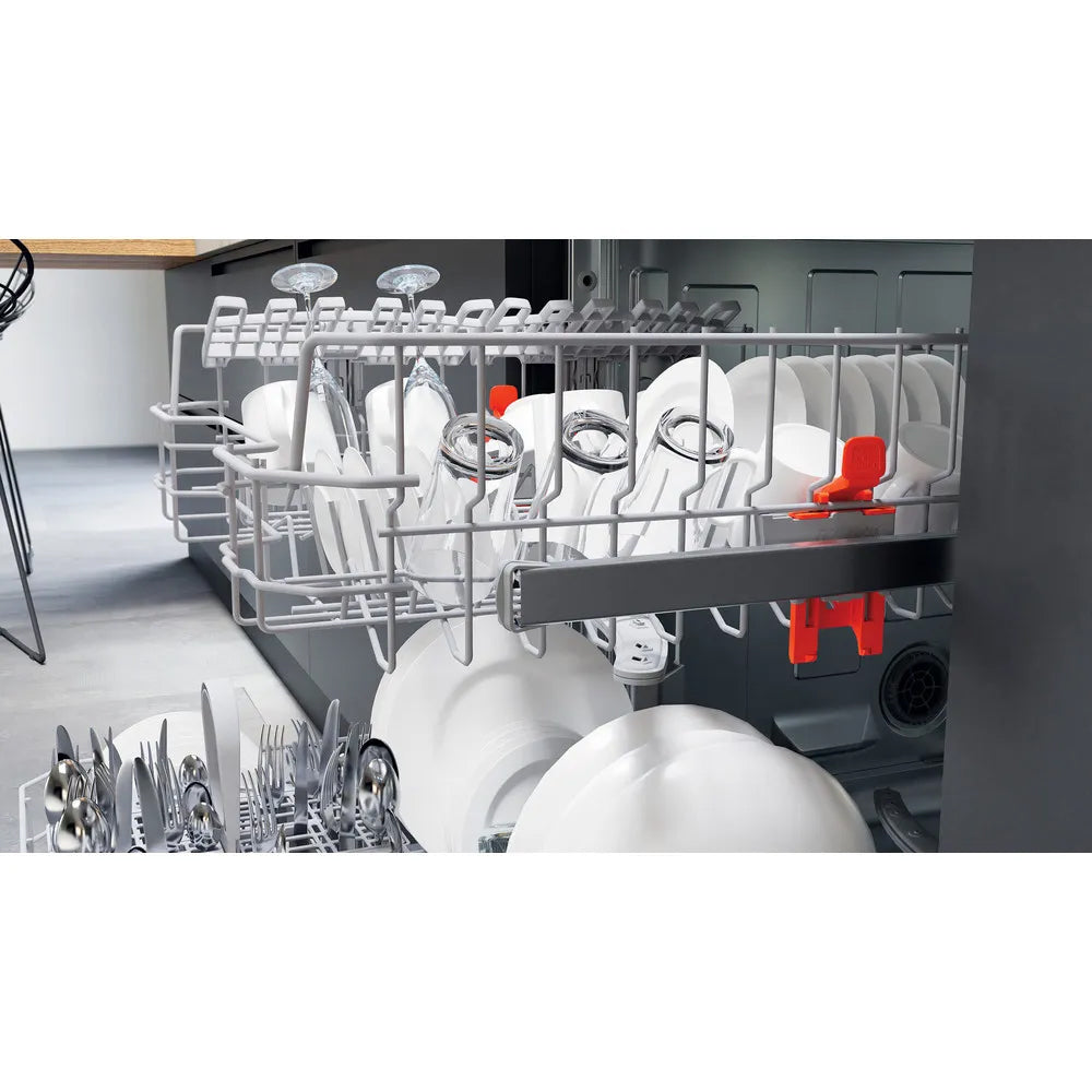 Hotpoint 60CM Built-In Standard Dishwasher - Black | H3BL626BUK from Hotpoint - DID Electrical