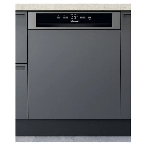 Hotpoint 60CM Built-In Standard Dishwasher - Inox | H3BL626XUK